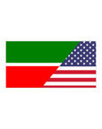 Tatarstan USA Flag Bumper Sticker