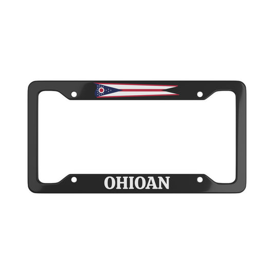 Ohioan, Ohio State, USA License Plate Frame