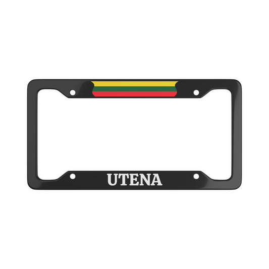 Utena, Lithuania Flag License Plate Frame