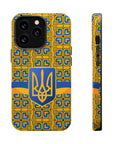 Ukraine Flag Emblem MagSafe Tough Cases