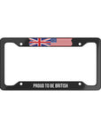 Proud to be British UK Flag Car Plate Frame