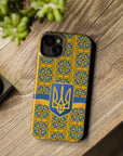 Ukraine Flag Emblem MagSafe Tough Cases