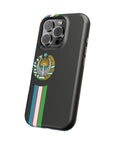 UZB Coat of Arms Flag Stripes Phone Case