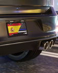 Spain US Law Enforcement Flag Vanity Plate