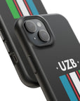 UZB Flag Stripes Phone Case