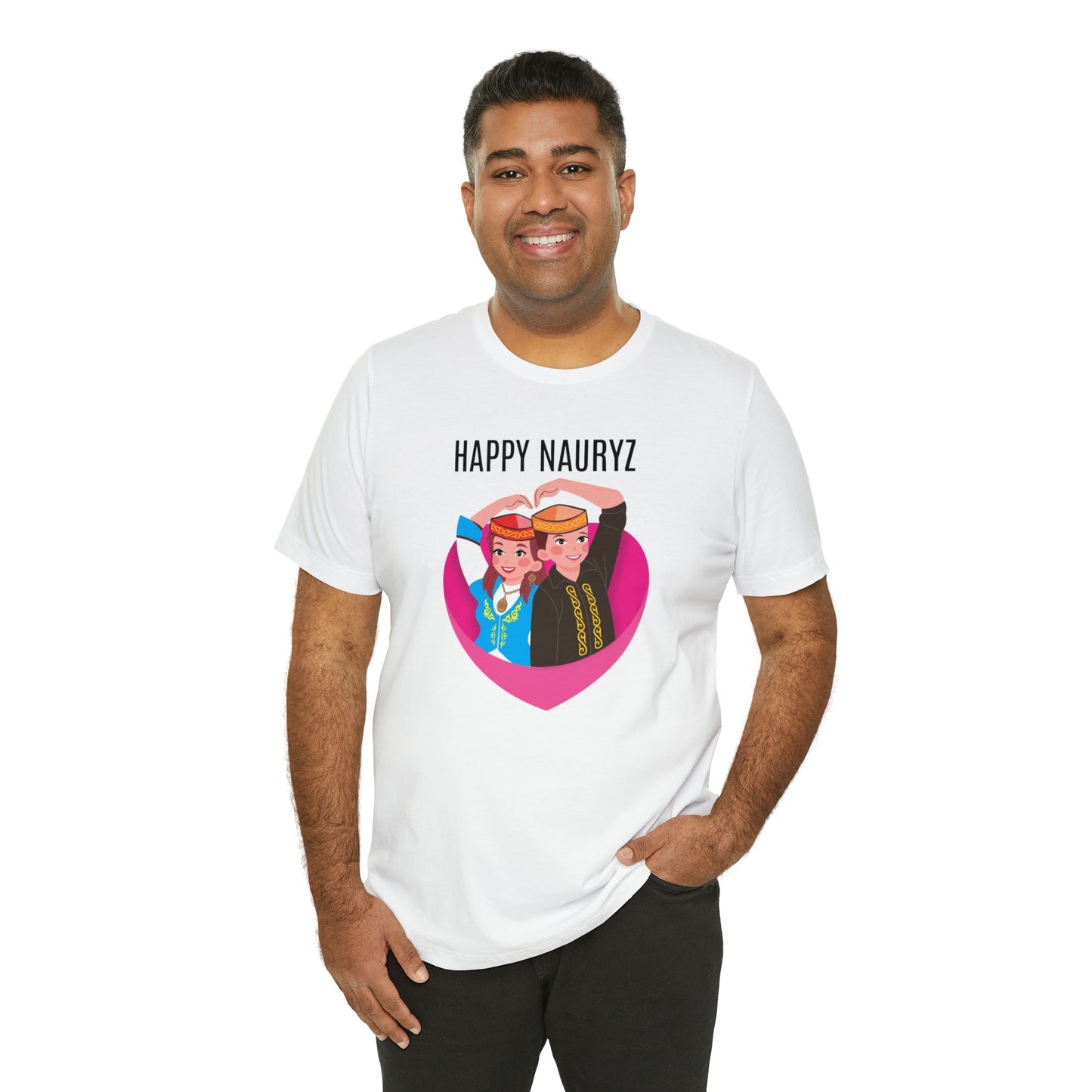 Happy Nauryz KZ Unisex Jersey Short Sleeve Tee