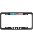 TARAZ with flag License Plate Frame