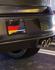 Germany USA Law Enforcement Flag Vanity Plate
