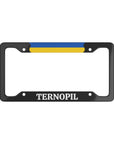 Ternopil Ukraine with flag License Plate Frame