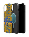 Ukraine Flag Emblem MagSafe Tough Cases