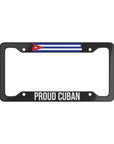 Proud Cuban Car License Plate Frame