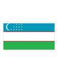 Uzbekistan Flag Bumper Stickers