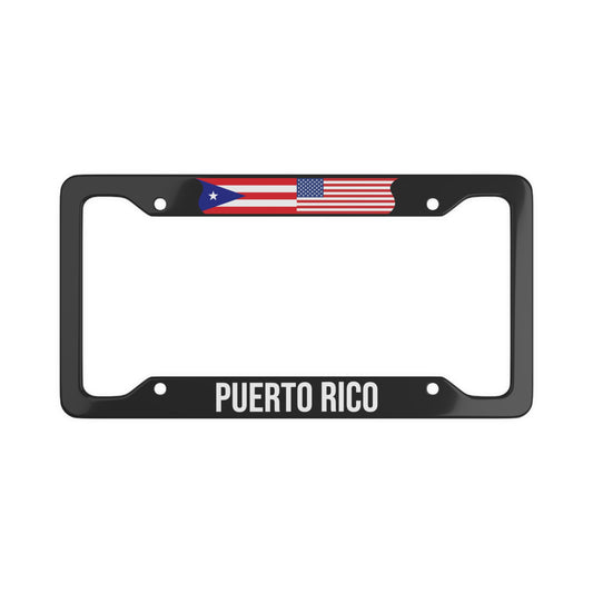 Puerto Rico/USA Car Plate Frame