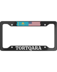 TORTQARA with flag License Plate Frame