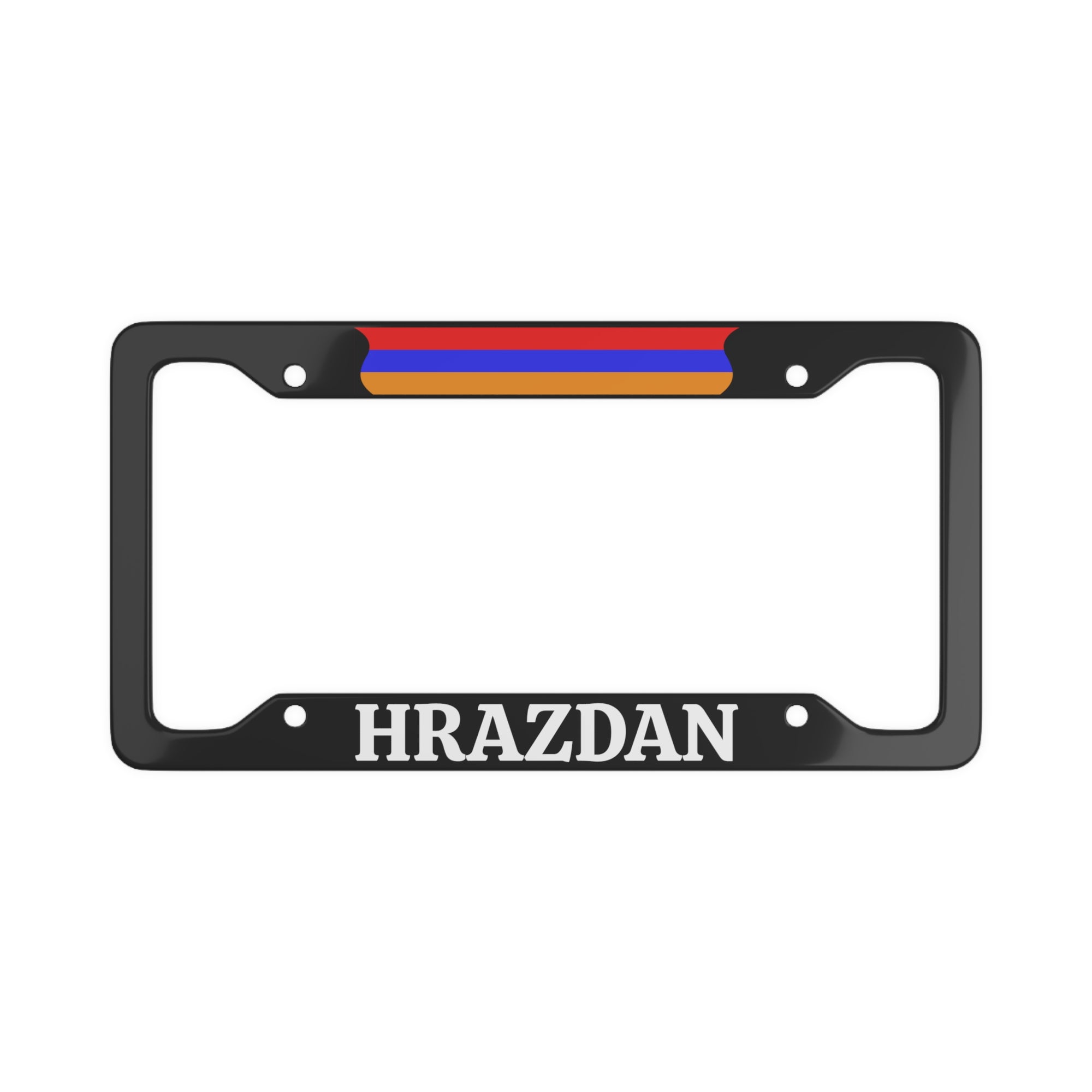 HRAZDAN Armenia with flag License Plate Frame