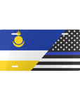 Buryatia/Law Enforcement Flag Vanity Plate