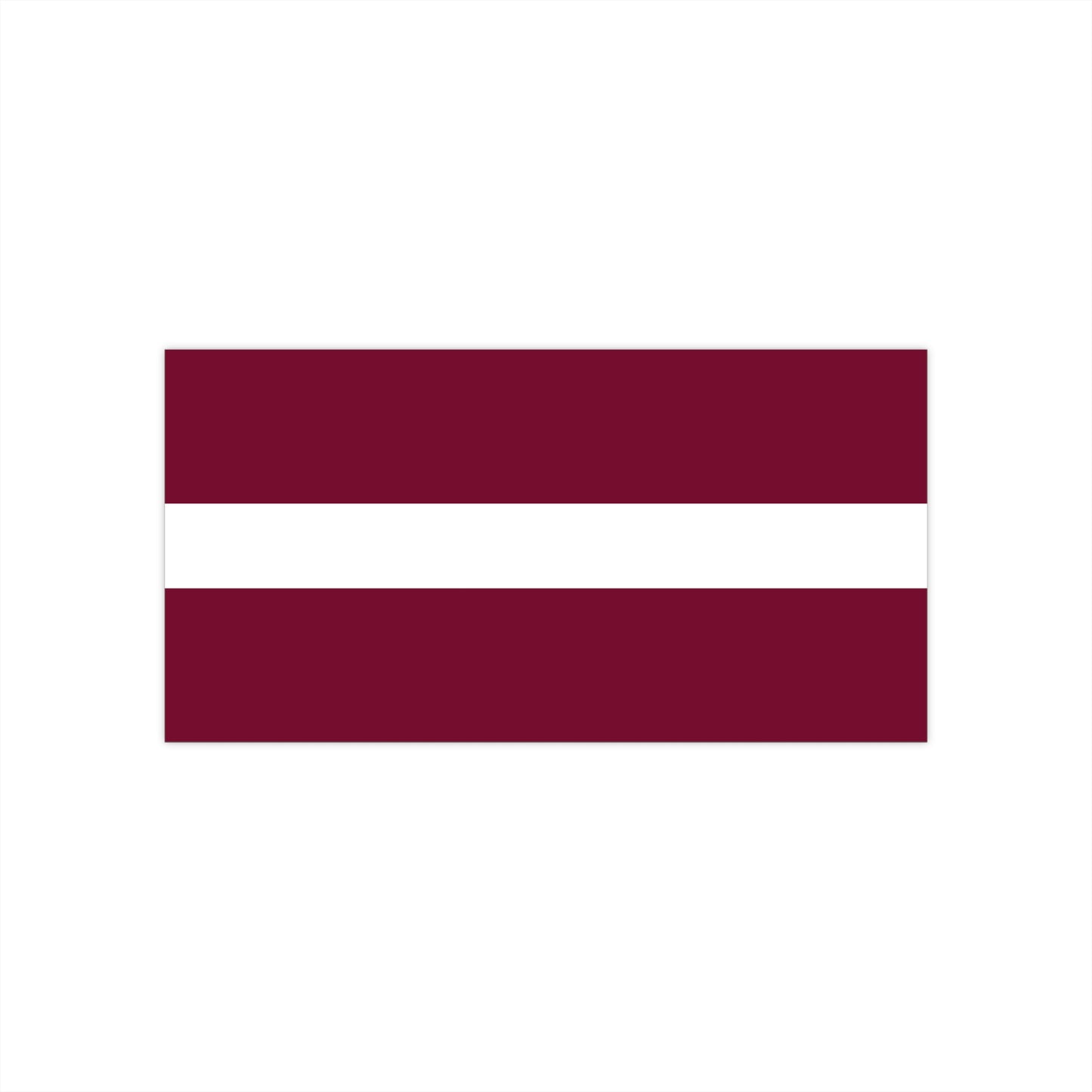 Latvia Flag Bumper Sticker