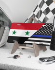 Syria Support Police Flag Vanity Plate