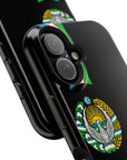 UZB Coat of Arms Flag Stripes Phone Case