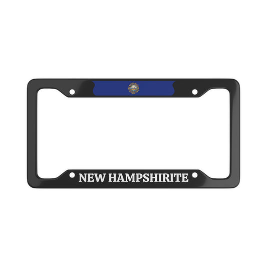 New Hampshirite, New Hampshire State, USA License Plate Frame