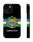 Uzbekistan Flag with Coat of Arms Phone Case