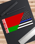 Belarusian Support US Police Flag Bumper Stickers