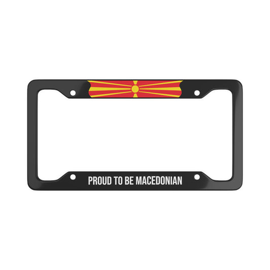 Proud to be Macedonian Car Frame