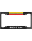 Made in Ecuador Flag Car Plate Frame