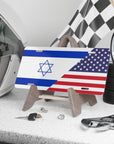 Israel USA Flag Vanity Plate