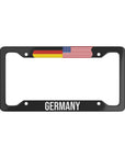German American Flags Car Plate Frame