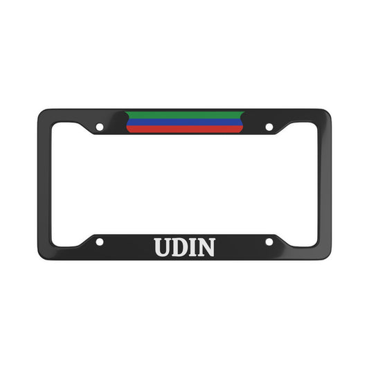 Udin License Plate Frame