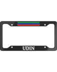 Udin License Plate Frame