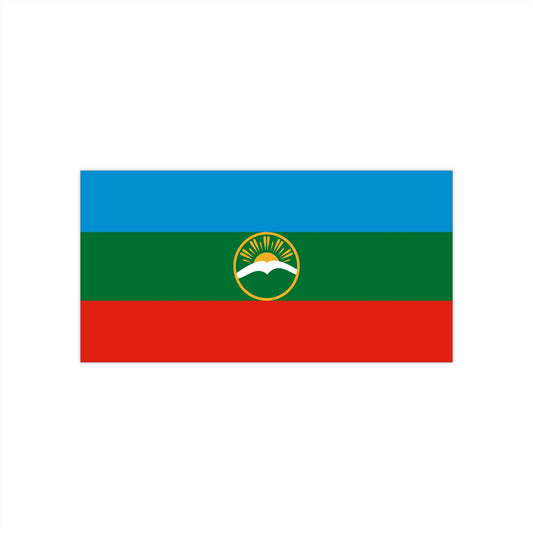 Karachay Cherkess Flag Bumper Sticker