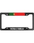 Patria E Familia Portugal Flag Car License Plate Frame