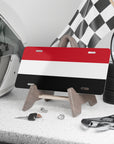 Yemen Flag Vanity Plate
