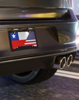 Chile USA Flag Vanity Plate