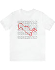 UZBEKISTAN Map Unisex T-Shirt