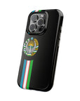 UZB Coat of Arms Flag Stripes Phone Case
