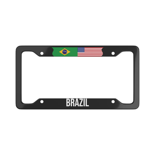 Brazil/USA Car Plate Frame
