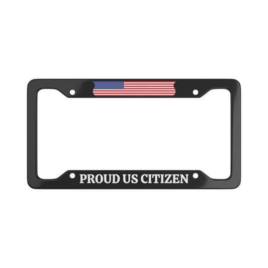 Proud US Citizen License Plate Frame
