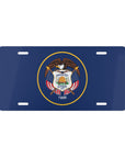 Utah State Flag, USA Vanity Plate