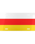 North Ossetia Flag Vanity Plate