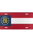 Georgia State Flag, USA Vanity Plate