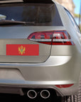 Montenegro Flag Car Magnet