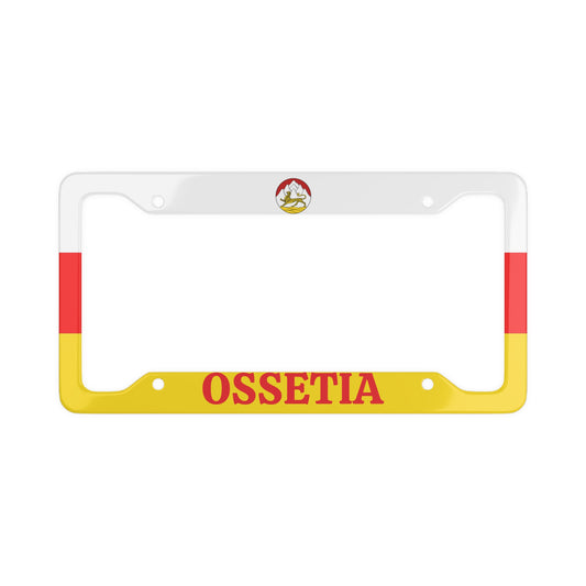 Ossetia Colorful License Plate Frame