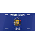 Wisconsin State Flag, USA Vanity Plate