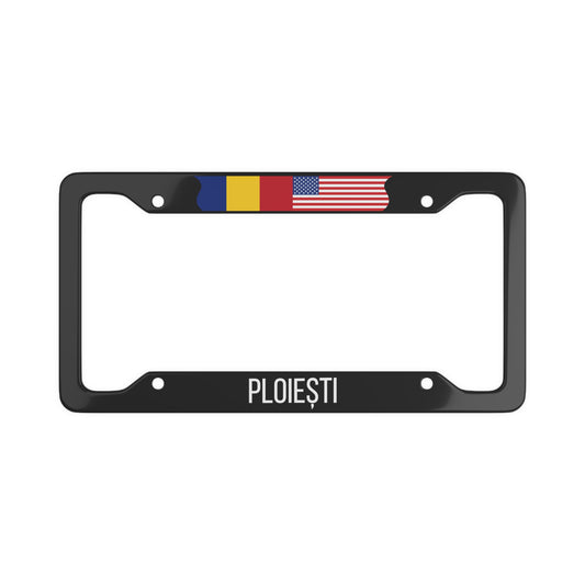 Ploiesti Romania USA Flag Car Frame