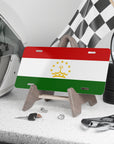 Tajikistan Flag Vanity Plate