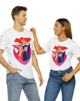 Kyrgyz Couple Unisex Jersey Short Sleeve Tee