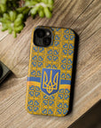 Ukraine Flag Emblem MagSafe Tough Cases